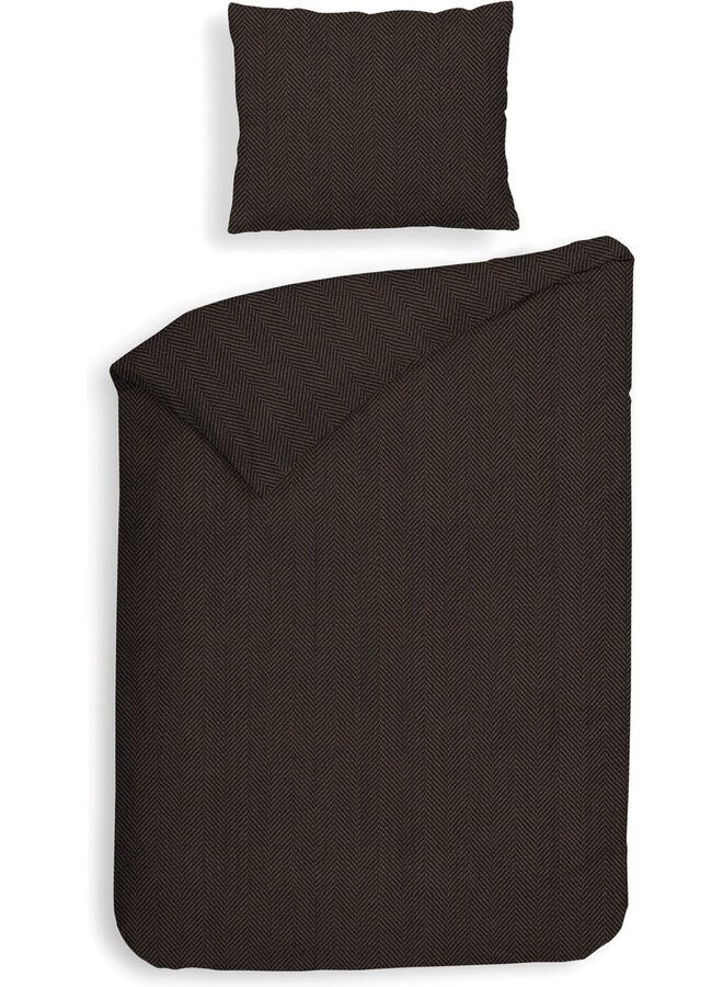 Heckett & Lane Dekbedovertrek Spina Bruin - Flanel