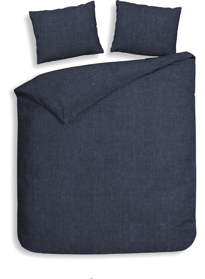 Dekbedovertrek Franela Blauw - Flanel PL2