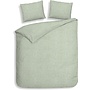 Heckett & Lane Dekbedovertrek Franela Licht Groen - Flanel