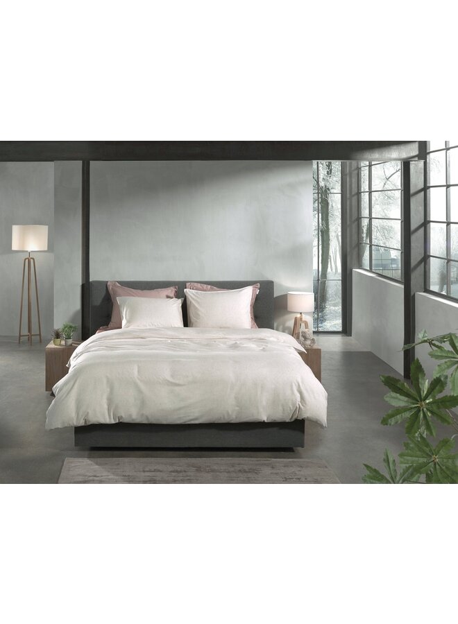 Heckett & Lane Dekbedovertrek Franela Beige - Flanel