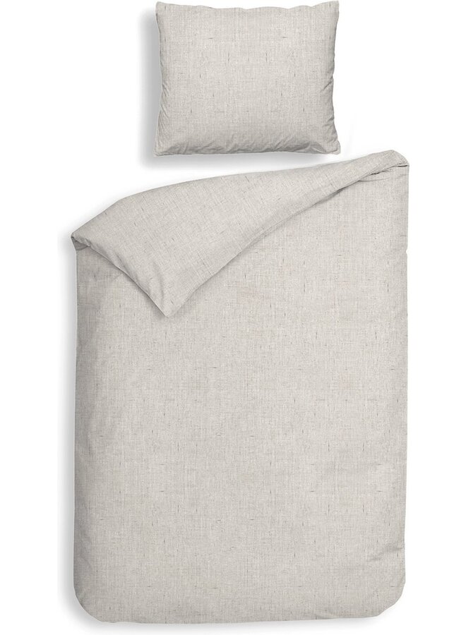 Heckett & Lane Dekbedovertrek Franela Beige - Flanel