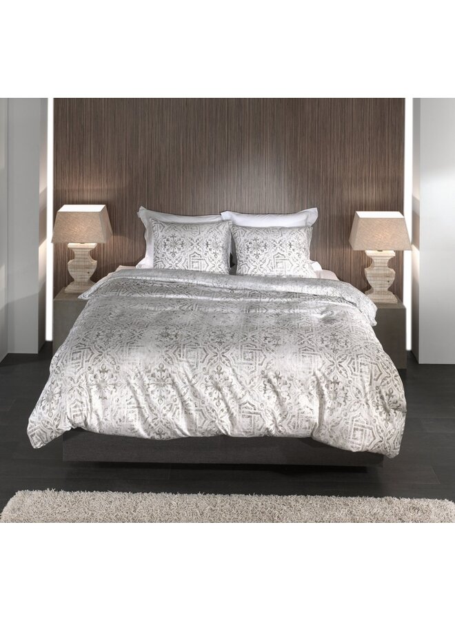 Heckett & Lane Dekbedovertrek Emeralda Beige - Clip Sheared Katoen