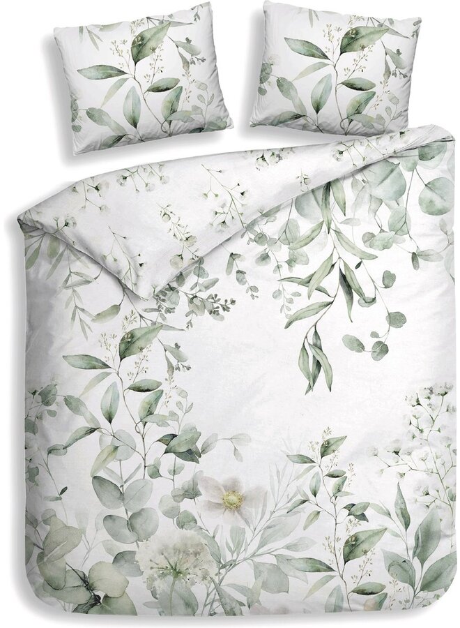 Heckett & Lane Dekbedovertrek Eduardo Wit - Clip Sheared Katoen