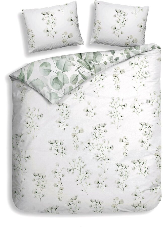 Heckett & Lane Dekbedovertrek Eduardo Wit - Clip Sheared Katoen