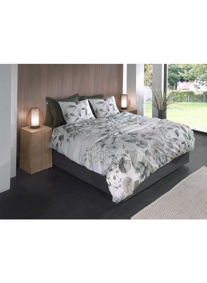 Heckett & Lane Dekbedovertrek Eduardo Wit - Clip Sheared Katoen