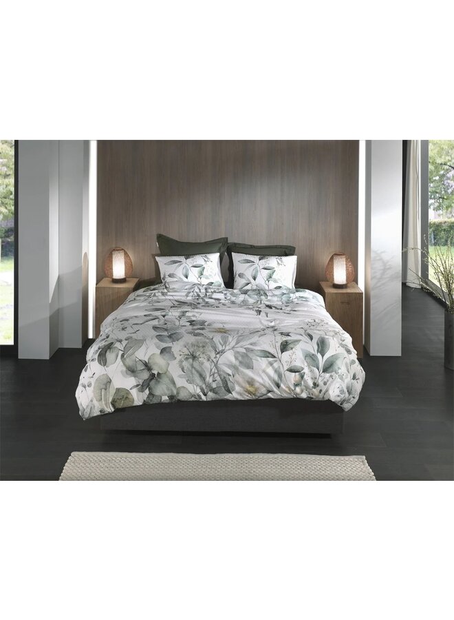 Heckett & Lane Dekbedovertrek Eduardo Wit - Clip Sheared Katoen