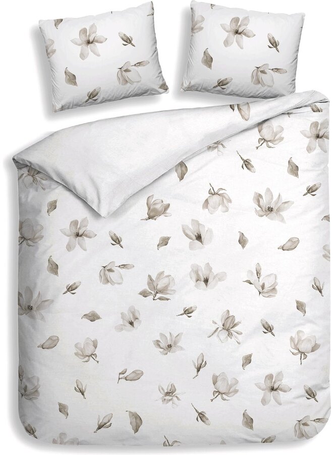 Heckett & Lane Dekbedovertrek Rio Wit - Clip Sheared Katoen