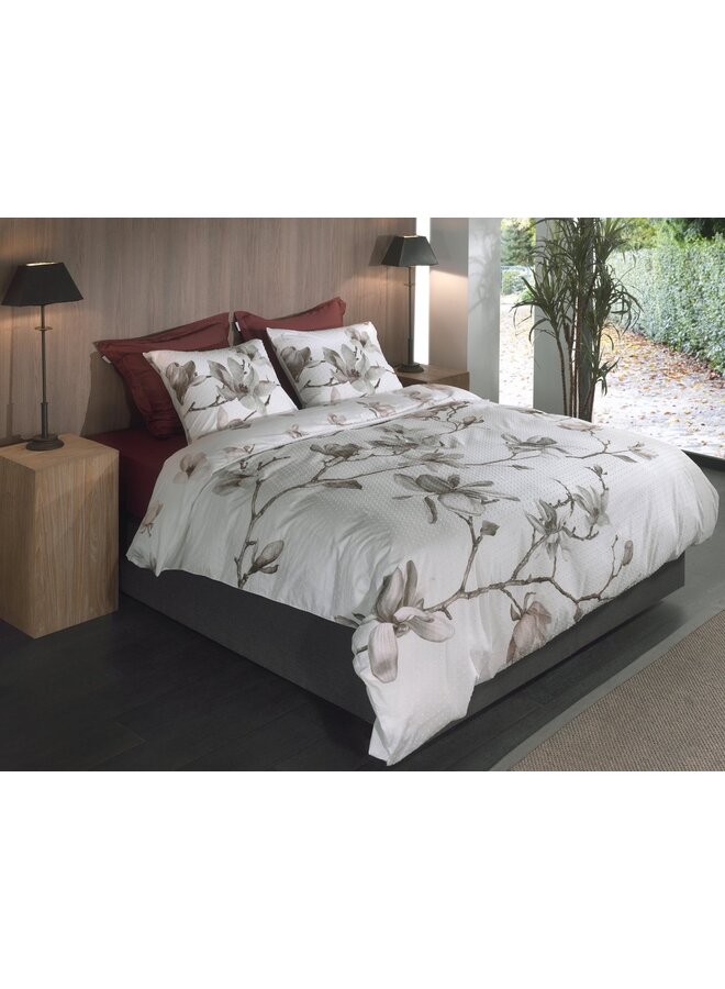 Heckett & Lane Dekbedovertrek Rio Wit - Clip Sheared Katoen