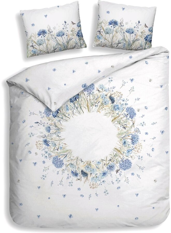 Dekbedovertrek Mikaela Wit - Clip Sheared Katoen