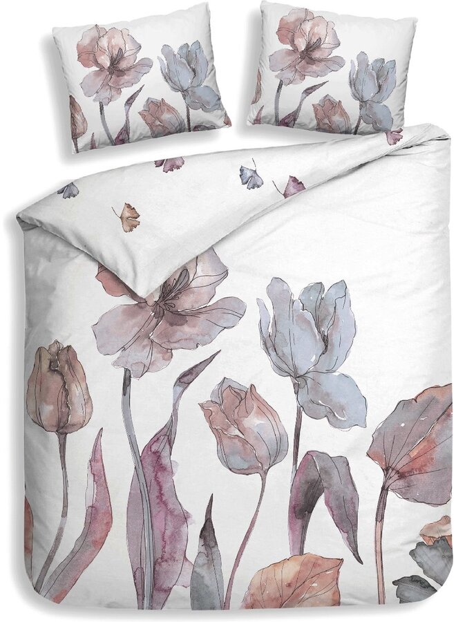 Dekbedovertrek Zeljko Wit - Dobby Katoen