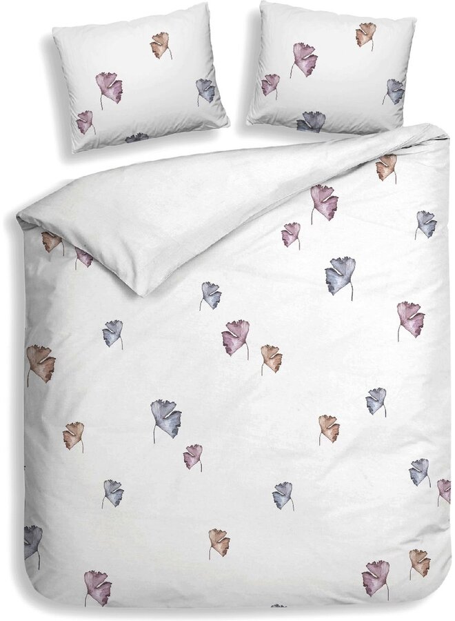 Heckett & Lane Dekbedovertrek Zeljko Wit - Dobby Katoen