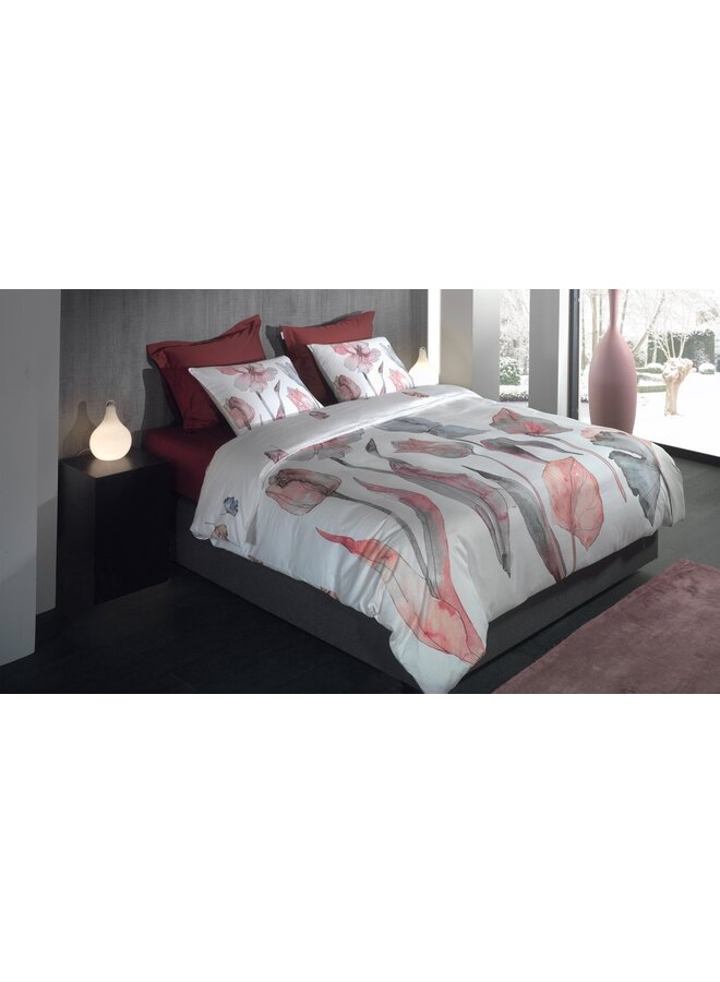 Heckett & Lane Dekbedovertrek Zeljko Wit - Dobby Katoen