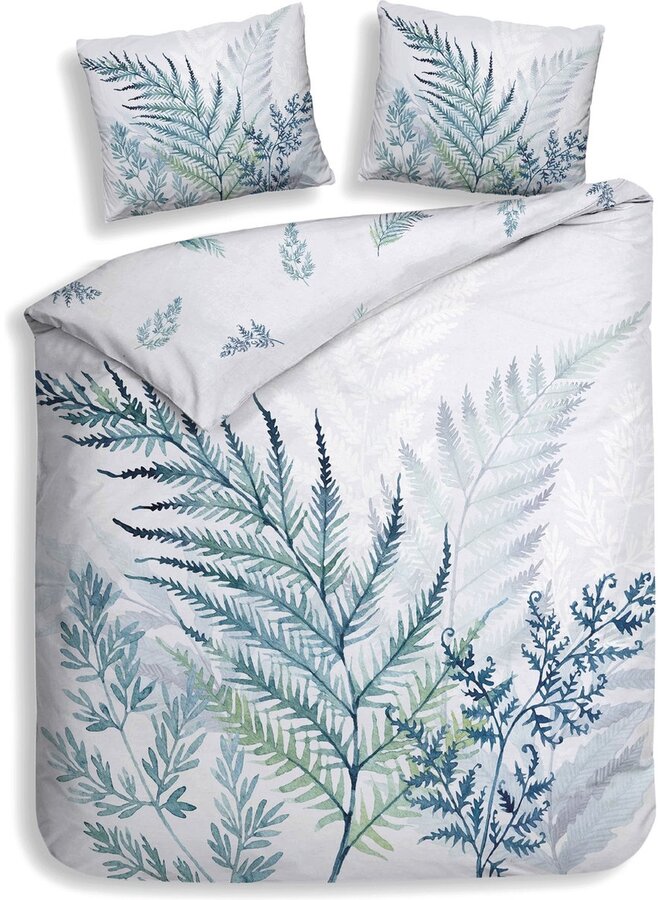 Heckett & Lane Dekbedovertrek Hailee Wit - Dobby Katoen