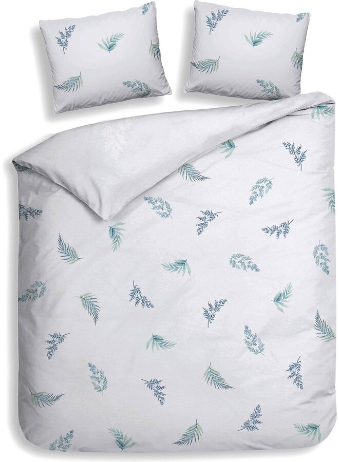 Heckett & Lane Dekbedovertrek Hailee Wit - Dobby Katoen