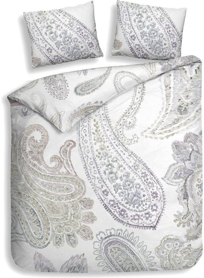 Dekbedovertrek Muelle Wit - Dobby Katoen PL1