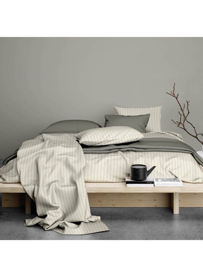 Satin d'Or Dekbedovertrek Hotel Linnen Ivoor - Katoensatijn