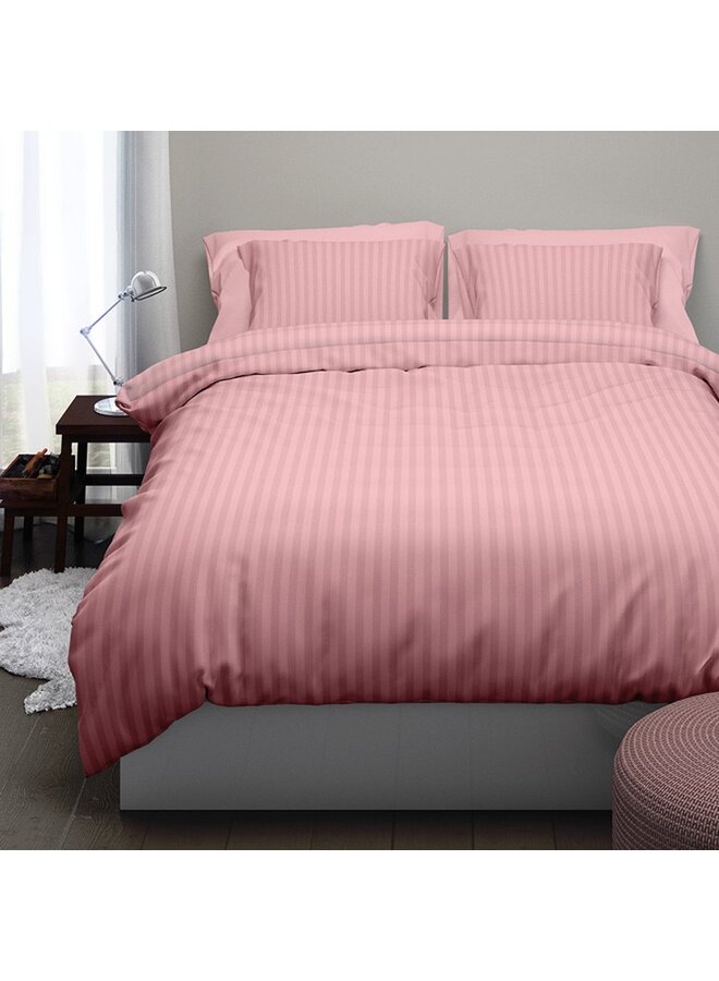 Satin d'Or Dekbedovertrek Hotel Linnen Licht Roze - Katoensatijn