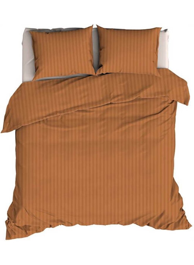 Satin d'Or Dekbedovertrek Hotel Linnen Oranje - Katoensatijn