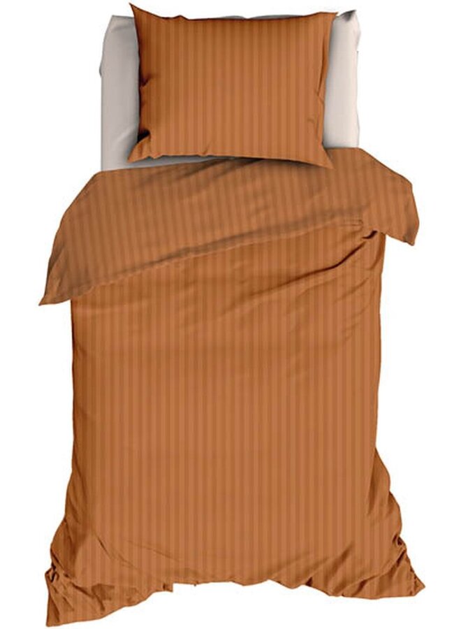 Satin d'Or Dekbedovertrek Hotel Linnen Oranje - Katoensatijn