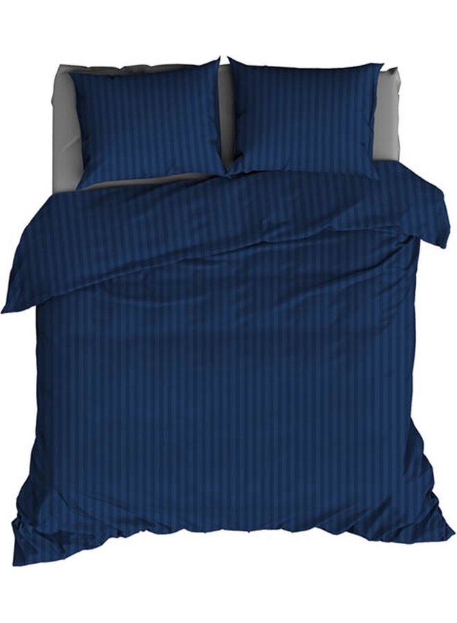 Dekbedovertrek Hotel Linnen Navy - Katoensatijn PL1