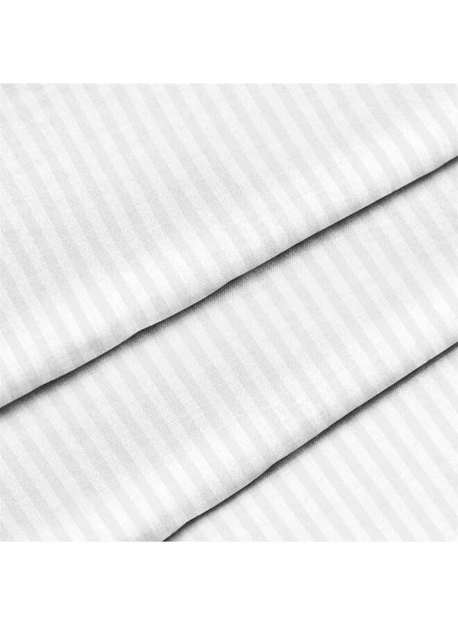 Satin d'Or Dekbedovertrek Hotel Linnen Wit - Katoensatijn