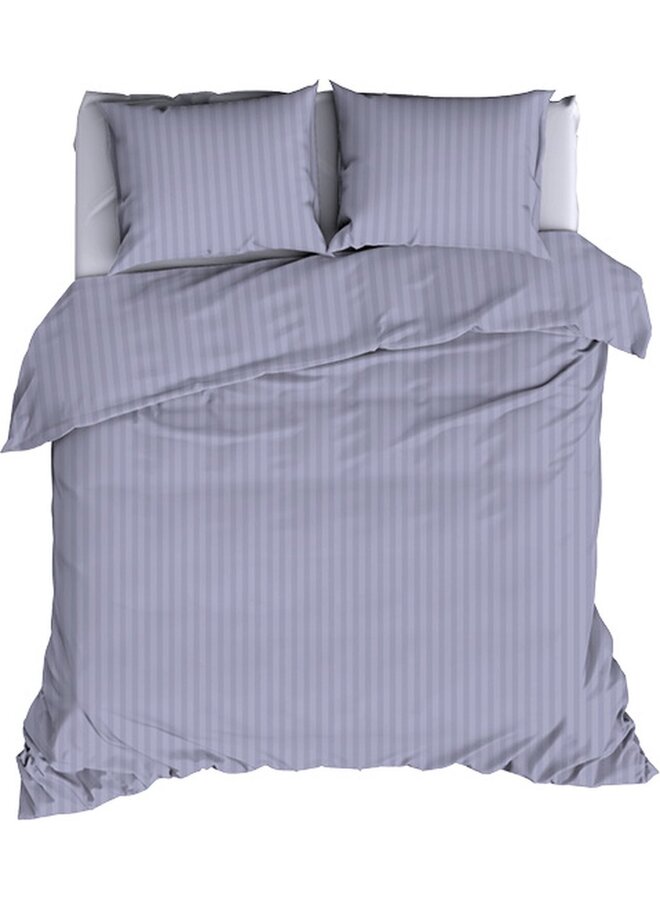 Dekbedovertrek Hotel Linnen Lila - Katoensatijn