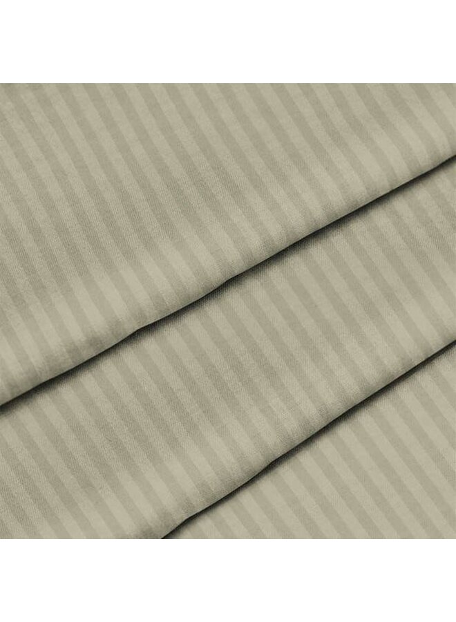 Satin d'Or Dekbedovertrek Hotel Linnen Groen - Katoensatijn