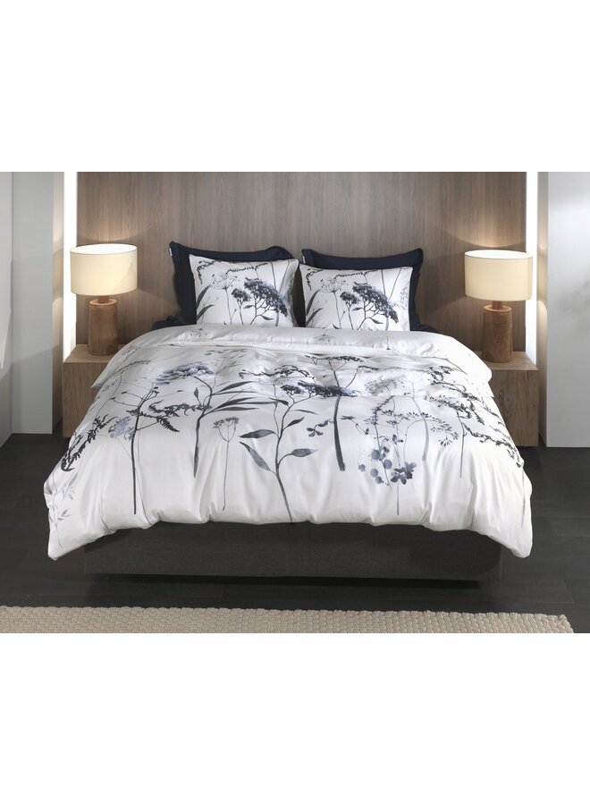 Heckett & Lane Dekbedovertrek Luna Wit - Gauze Katoen