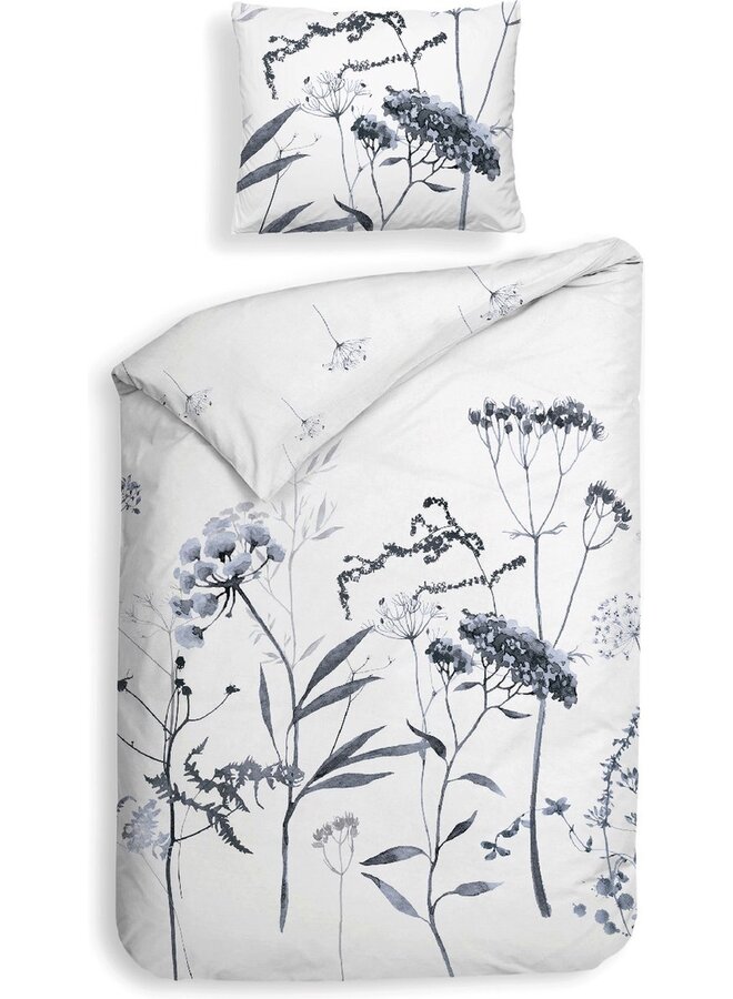 Heckett & Lane Dekbedovertrek Luna Wit - Gauze Katoen