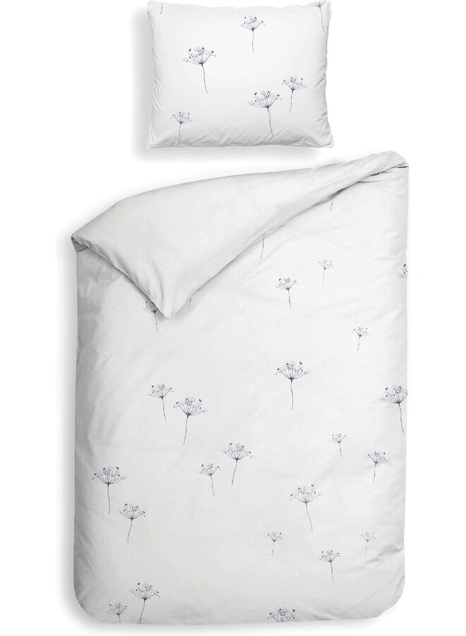 Heckett & Lane Dekbedovertrek Luna Wit - Gauze Katoen