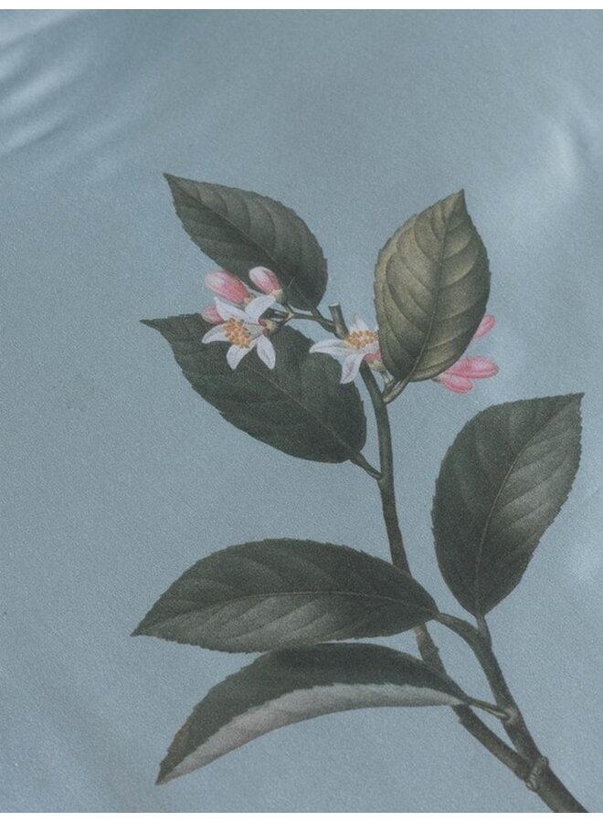 Heckett & Lane Katoen/satijn Dekbedovertrek Blauw