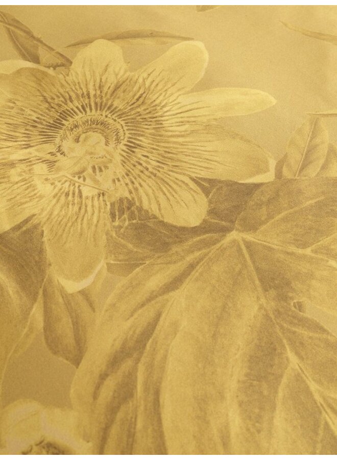 Heckett & Lane Dekbedovertrek Sara Geel - Katoensatijn