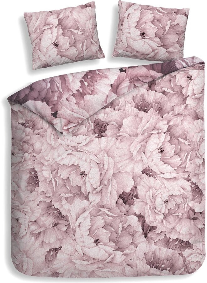 Heckett & Lane Dekbedovertrek Wade Beige - Katoensatijn