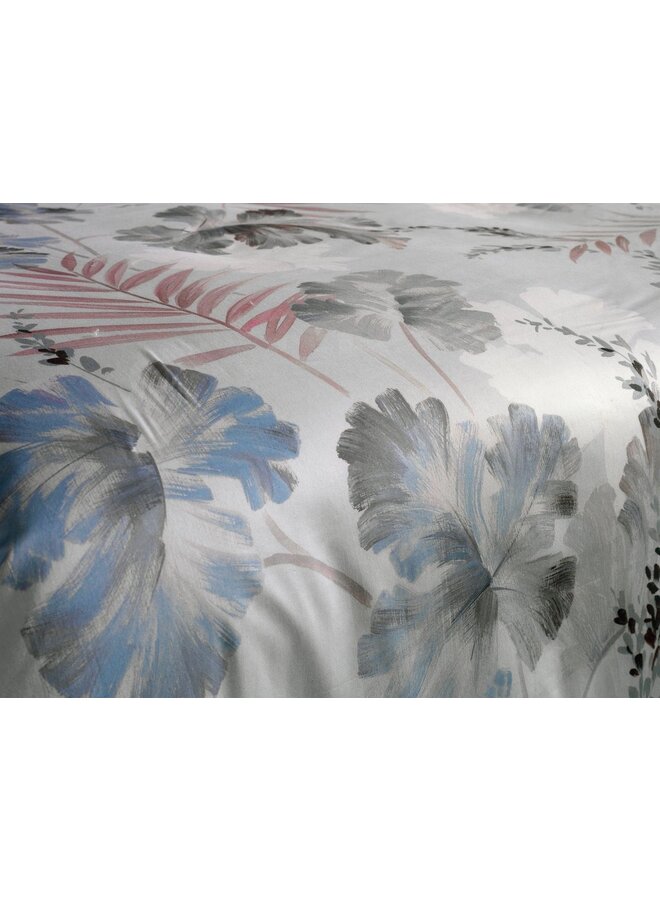 Heckett & Lane Dekbedovertrek Downetti Grijs - Katoensatijn