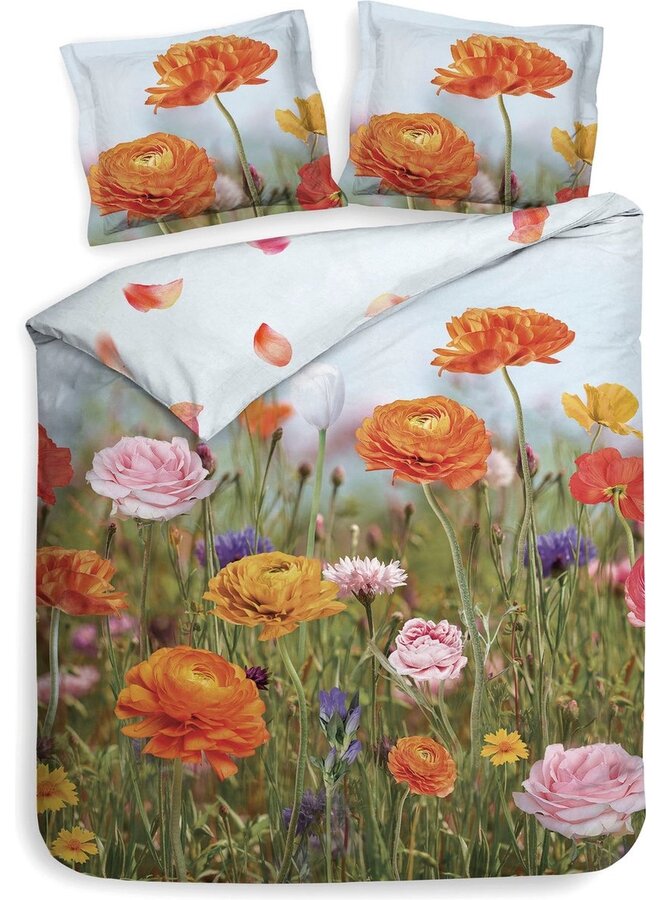 Heckett & Lane Dekbedovertrek Sonja Multi - Katoensatijn