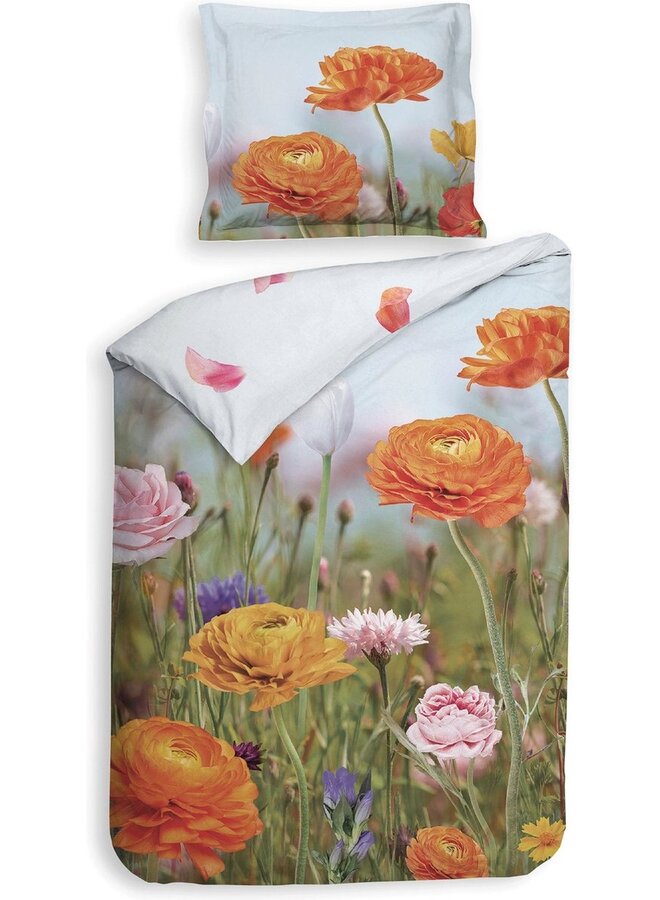 Heckett & Lane Dekbedovertrek Sonja Multi - Katoensatijn