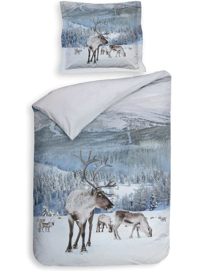 Heckett & Lane Dekbedovertrek Doriane Wit - Katoensatijn