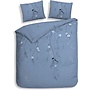 Heckett & Lane Dekbedovertrek Margaux Blauw - Twill Katoen