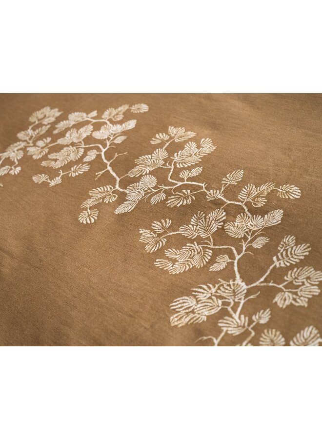 Heckett & Lane Dekbedovertrek Haruto Geel - Twill Katoen