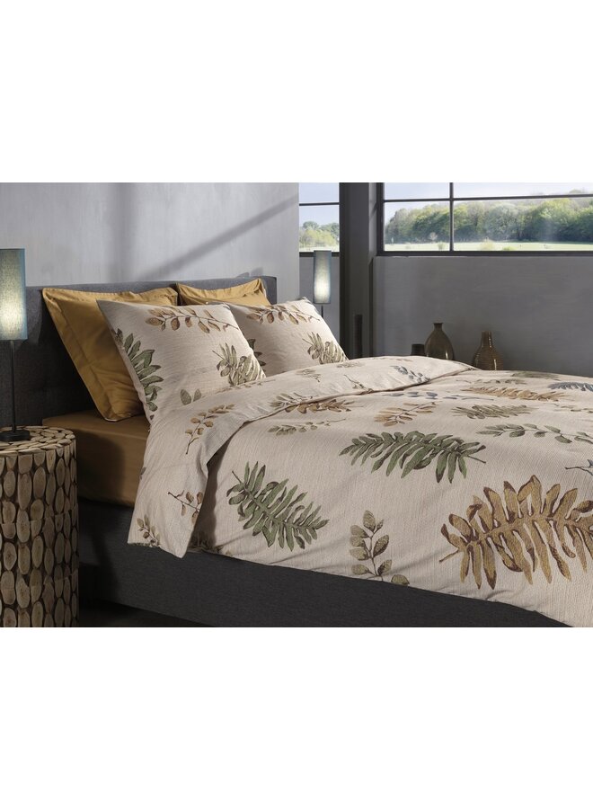 Heckett & Lane Dekbedovertrek Listi Naturel - Twill Katoen