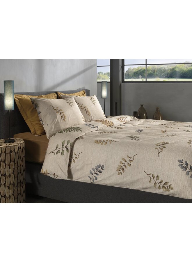 Heckett & Lane Dekbedovertrek Listi Naturel - Twill Katoen