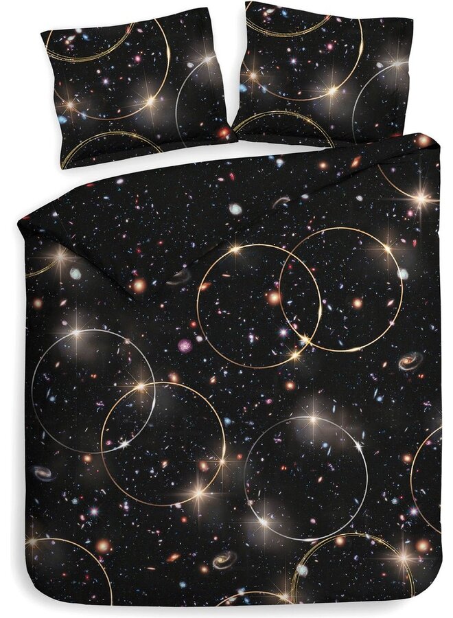 Dekbedovertrek Mecury Zwart - Twill Katoen