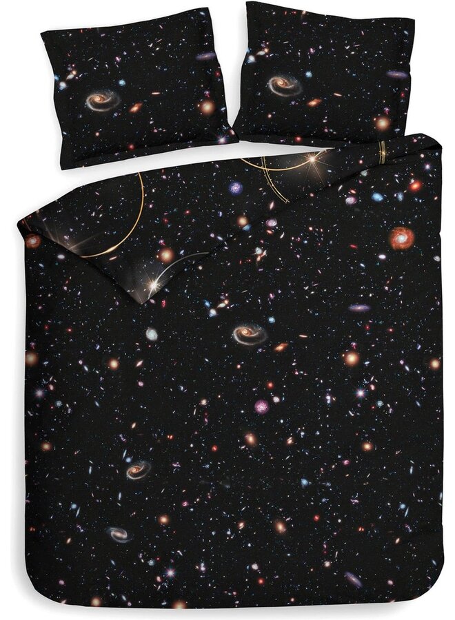 Heckett & Lane Dekbedovertrek Mecury Zwart - Twill Katoen