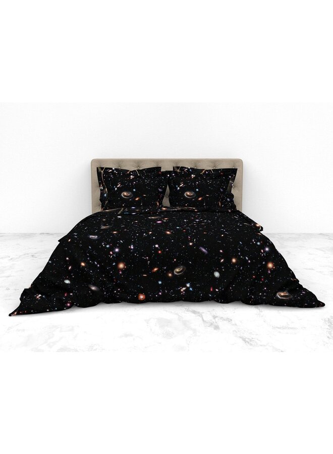 Heckett & Lane Dekbedovertrek Mecury Zwart - Twill Katoen