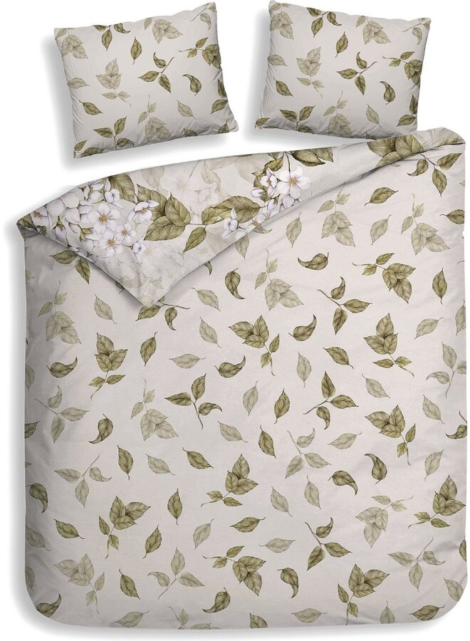 Heckett & Lane Dekbedovertrek Juliette Naturel - Twill Katoen