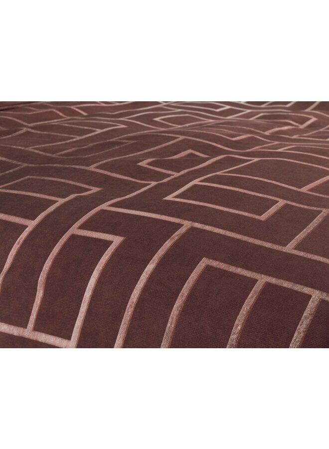 Heckett & Lane Dekbedovertrek Roja Rood - Twill Katoen