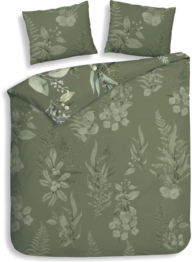 Heckett & Lane Dekbedovertrek Nathan Groen - Twill Katoen