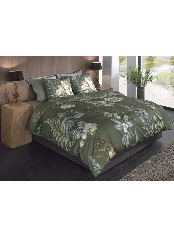 Heckett & Lane Dekbedovertrek Nathan Groen - Twill Katoen