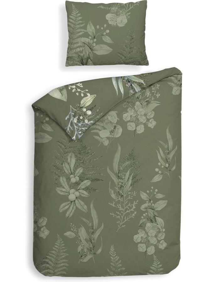 Heckett & Lane Dekbedovertrek Nathan Groen - Twill Katoen