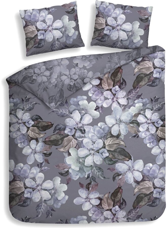 Heckett & Lane Dekbedovertrek Dragan Paars - Twill Katoen